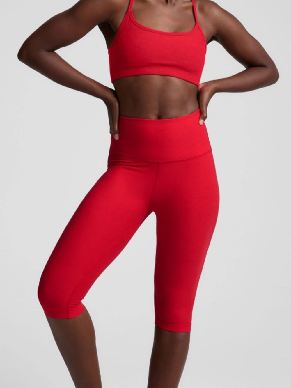 Anthropologie Beyond Yoga High-Waisted Spacedye Pedal Pusher Leggings XS(Q1-58E)